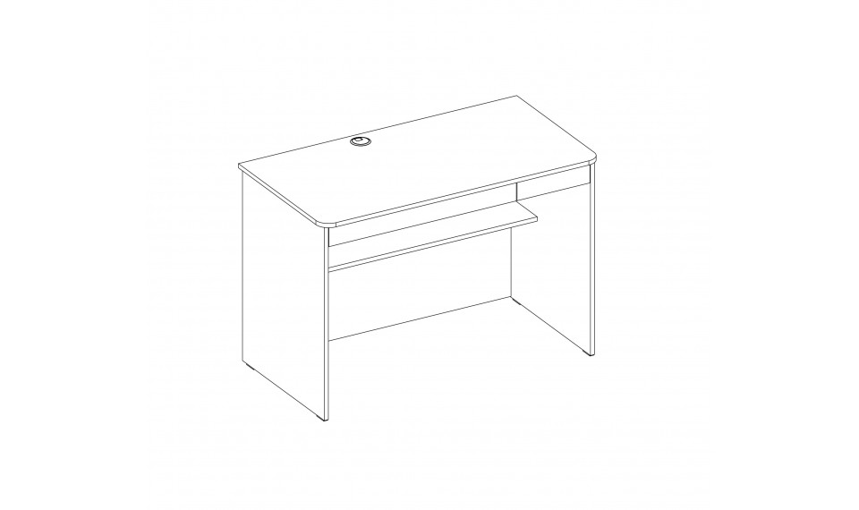 BLACK SMALL письменный стол | Black | ZIPhome.ee изображение 6