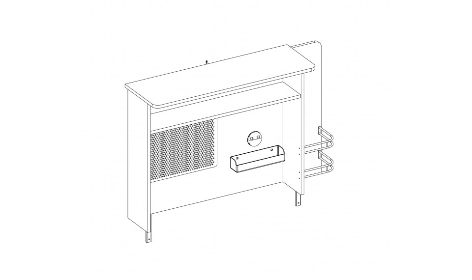 BLACK SMALL полка письменного стола | Детские столы | ZIPhome.ee изображение 3