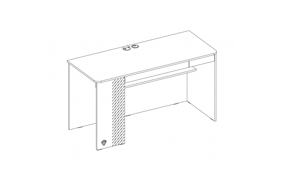 BLACK LARGE письменный стол | Детские столы | ZIPhome.ee изображение 4