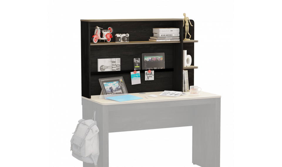 BLACK LINE полка письменного стола | Black | ZIPhome.ee изображение 1