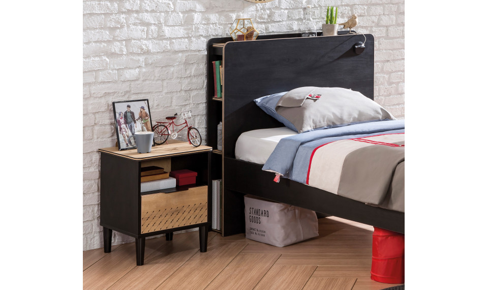 BLACK прикроватная тумбочка | Прикроватные тумбочки | ZIPhome.ee изображение 2