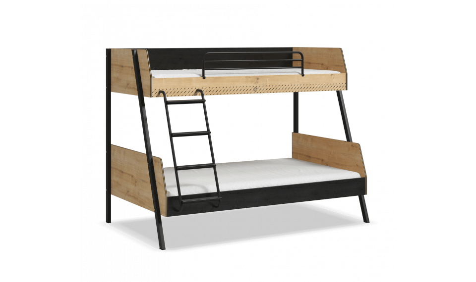 BLACK большая двухъярусная кровать (90x200-120x200 cm) | Двухъярусные кровати | ZIPhome.ee изображение 1