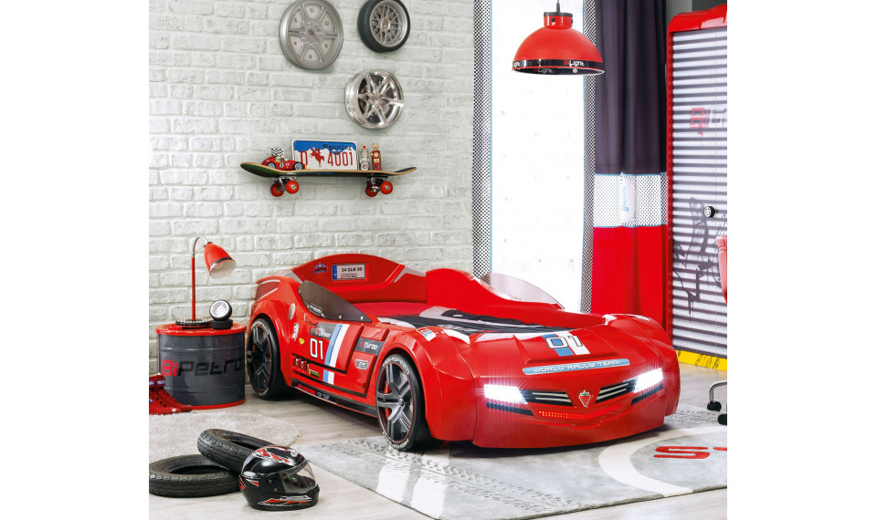 BITURBO CARBED (RED) (90x195 cm) | Lasten sängyt | ZIPhome.ee kuva 4