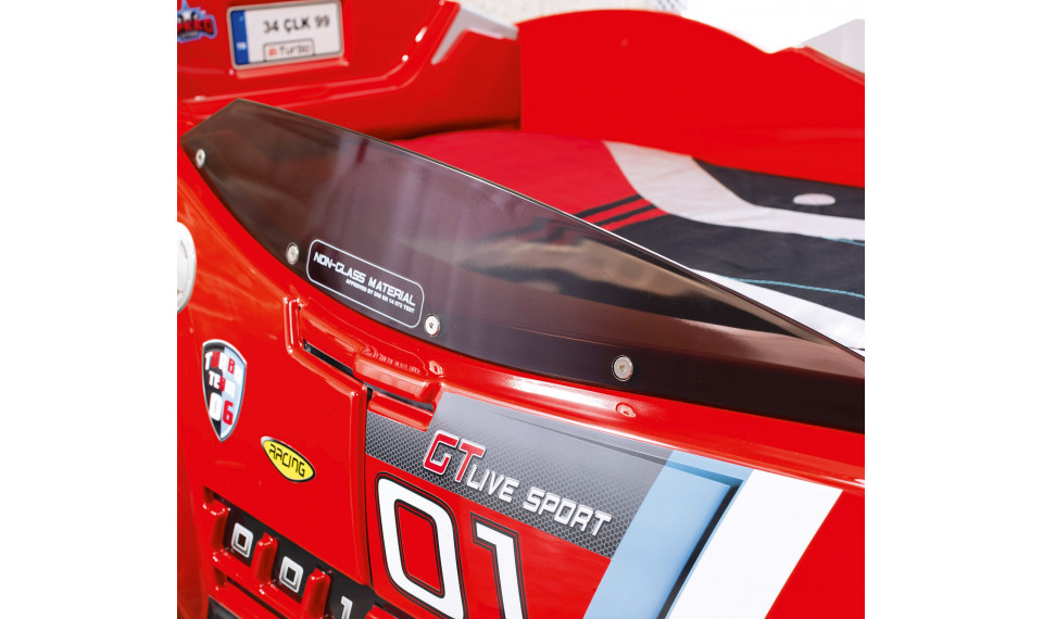 BITURBO CARBED (RED) (90x195 cm) | Lasten sängyt | ZIPhome.ee kuva 3