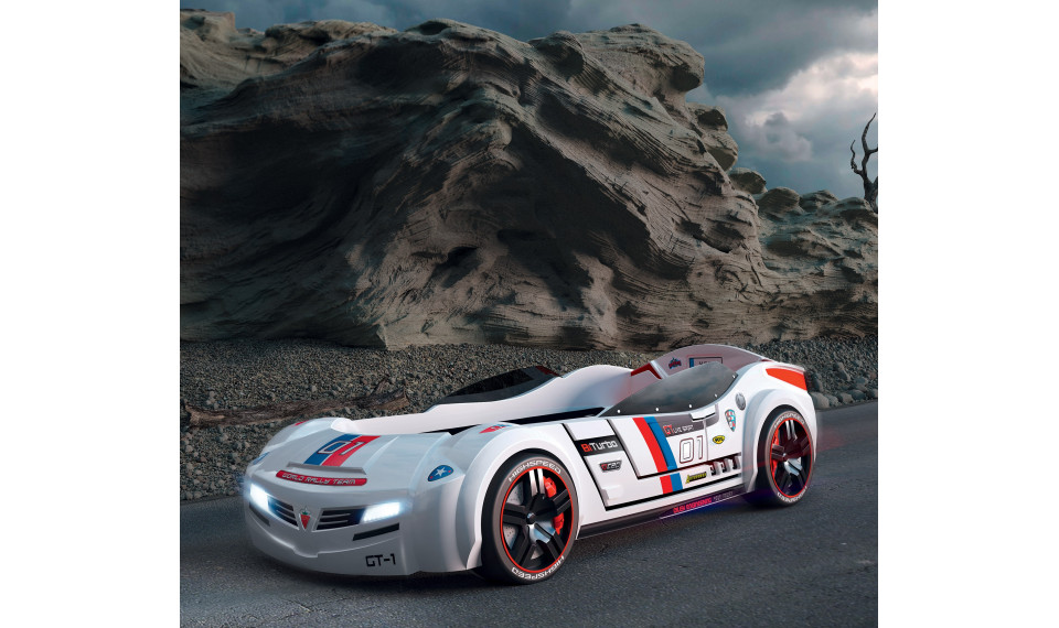 BITURBO CARBED (WHITE) (90x195 cm) | Children beds | ZIPhome.ee image 2