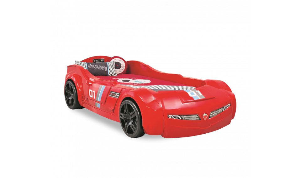 TURBO MAX auto-voodi (punane) (90x195 cm) | Laste voodid | ZIPhome.ee pilt 1