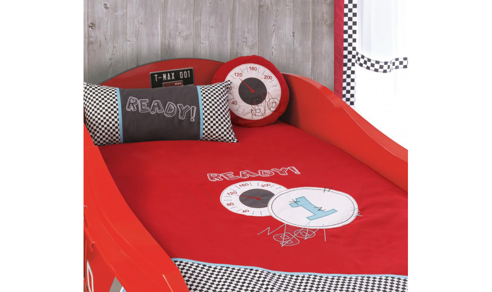 TURBO MAX auto-voodi (punane) (90x195 cm) | Laste voodid | ZIPhome.ee pilt 5