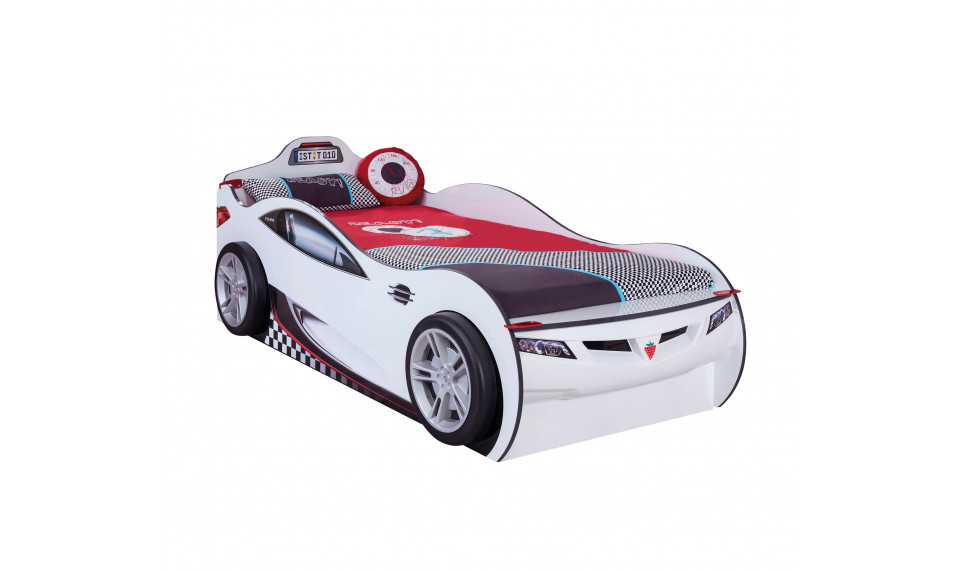 COUPE CARBED (WITH FRIEND BED) (WHITE) (90x190 - 90x180 cm) | Lasten sängyt | ZIPhome.ee kuva 2