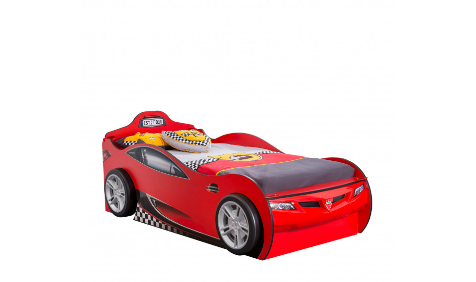 RACE CUP auto-voodi sõbravoodiga (90x190 - 90x180 cm) | Laste voodid | ZIPhome.ee pilt 2