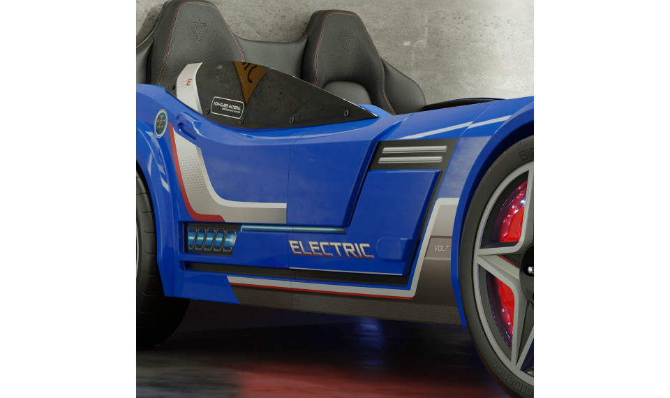 GTE auto-voodi sinine (99x191 cm) | Laste voodid | ZIPhome.ee pilt 6