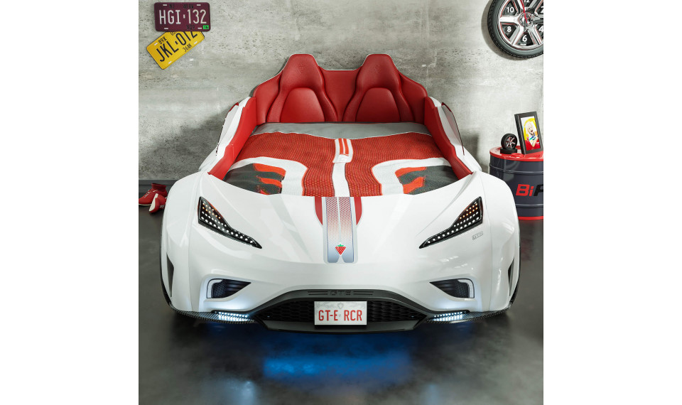 GTE auto-voodi valge (99x191 cm) | Laste voodid | ZIPhome.ee kuva 4