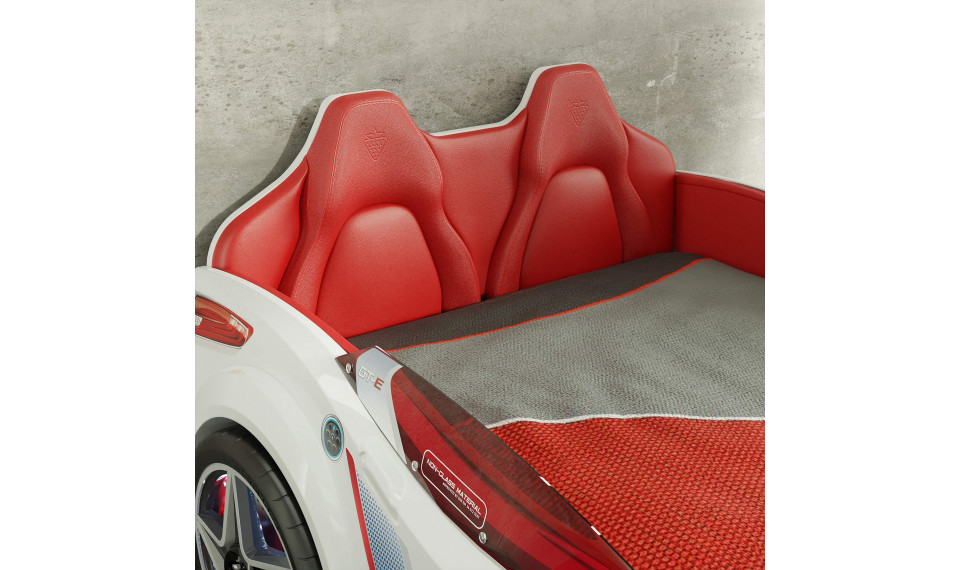 GTE auto-voodi valge (99x191 cm) | Laste voodid | ZIPhome.ee kuva 5