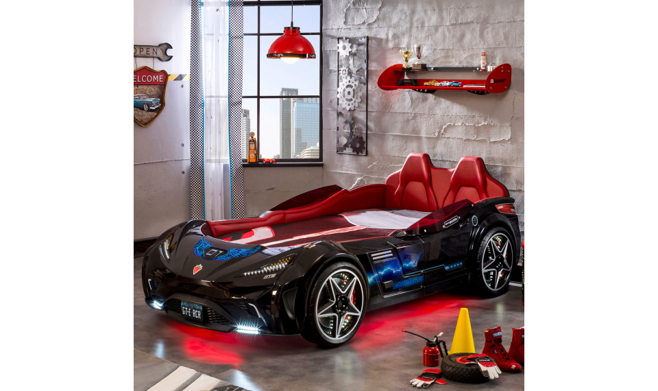 GTE auto-voodi must (99x191 cm) | Laste voodid | ZIPhome.ee image 3