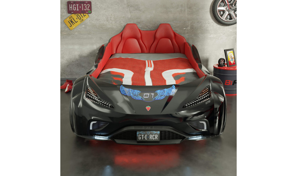 GTE auto-voodi must (99x191 cm) | Laste voodid | ZIPhome.ee image 4