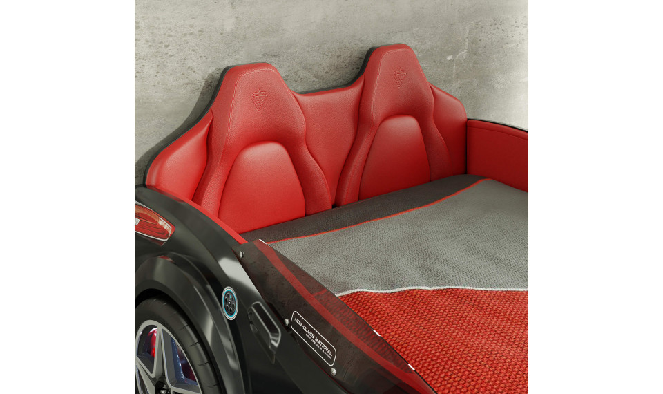 GTE auto-voodi must (99x191 cm) | Laste voodid | ZIPhome.ee image 5