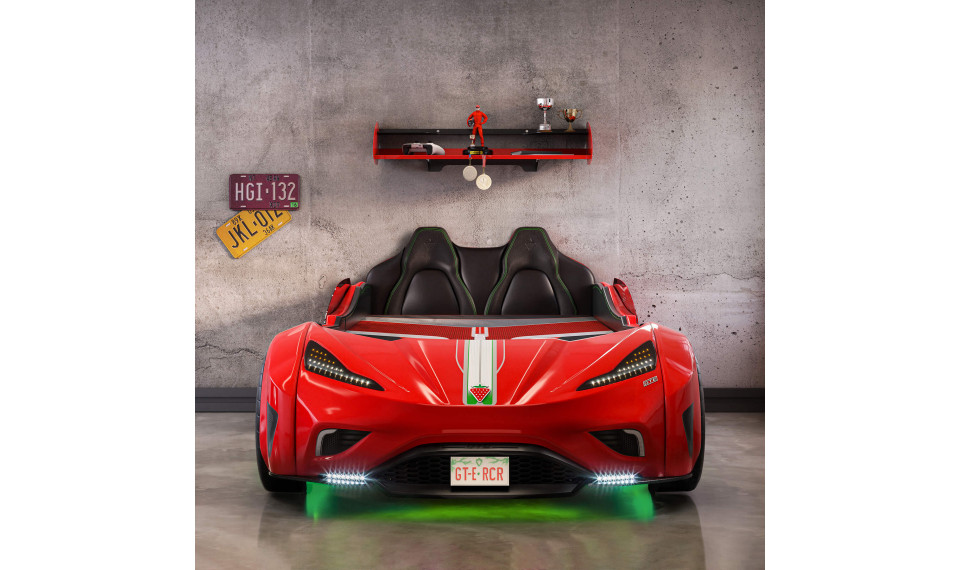 GTE auto-voodi punane (99x191 cm) | Laste voodid | ZIPhome.ee pilt 5