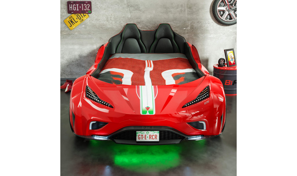 GTE auto-voodi punane (99x191 cm) | Laste voodid | ZIPhome.ee pilt 6