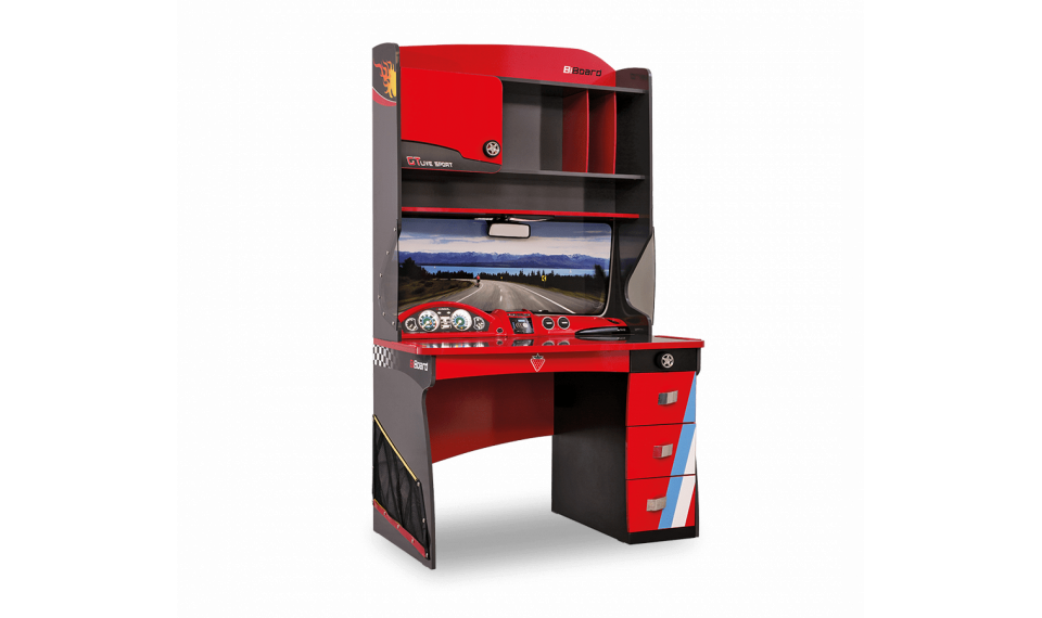 CHAMPION RACER письменный стол с полкой | Детские столы | ZIPhome.ee изображение 1