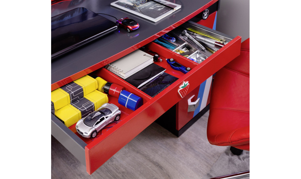 CHAMPION RACER письменный стол с полкой | Детские столы | ZIPhome.ee изображение 4