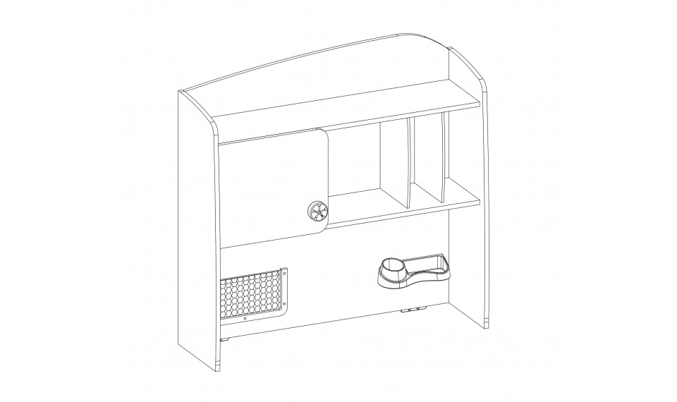 CHAMPION RACER ST kirjutuslaua riiul | Champion Racer | ZIPhome.ee pilt 3