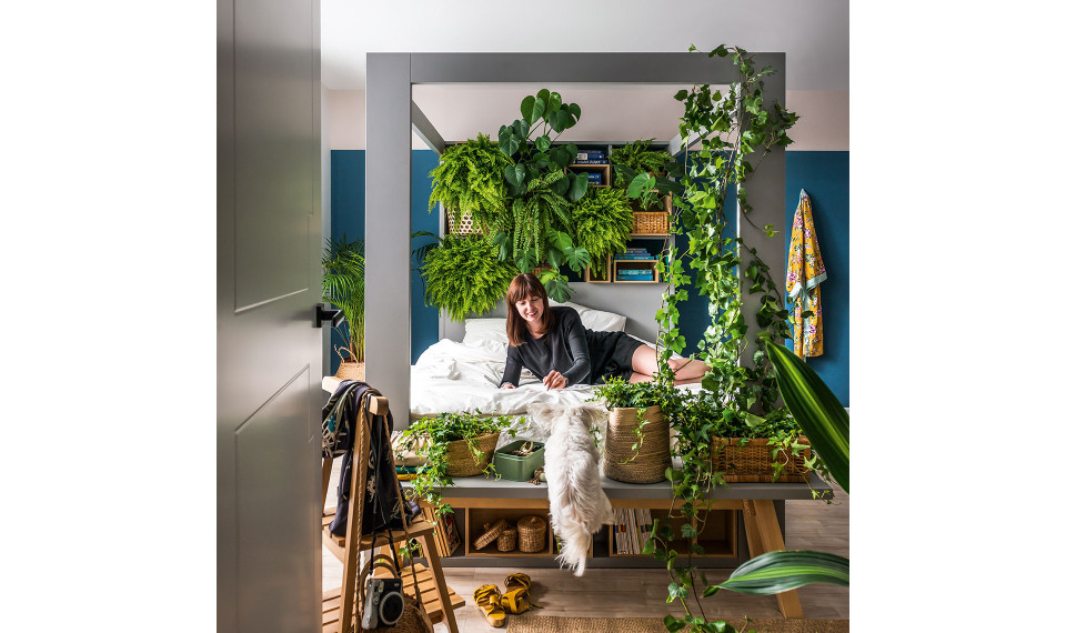 Voodi riiulitega 16x200 tõstetava alusega |  | ZIPhome.ee pilt 20