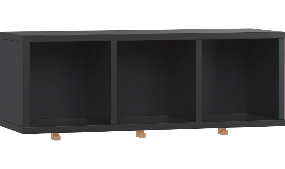 Wall Shelf for bookcase with hooks SIMBV black | Полки | ZIPhome.ee изображение 1
