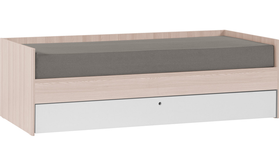 Couch with lifted frame II with drawer 90X200 SPBV acacia/white | 100% laatu Couch with lifted frame II with drawer 90X200 SPBV acacia/white | Spot | ZIPhome.ee kuva 1