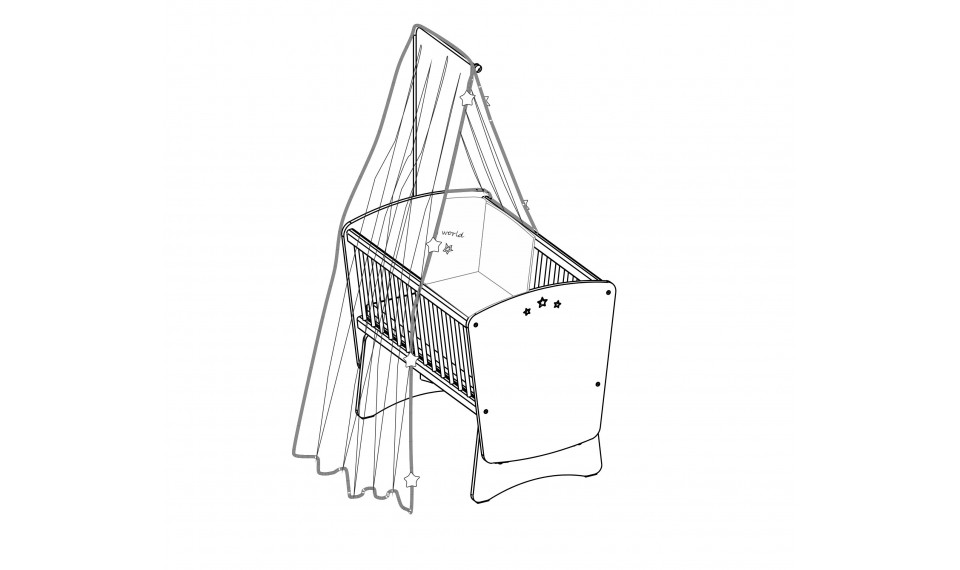 STAR laste voodi | Beebivoodid | ZIPhome.ee pilt 4