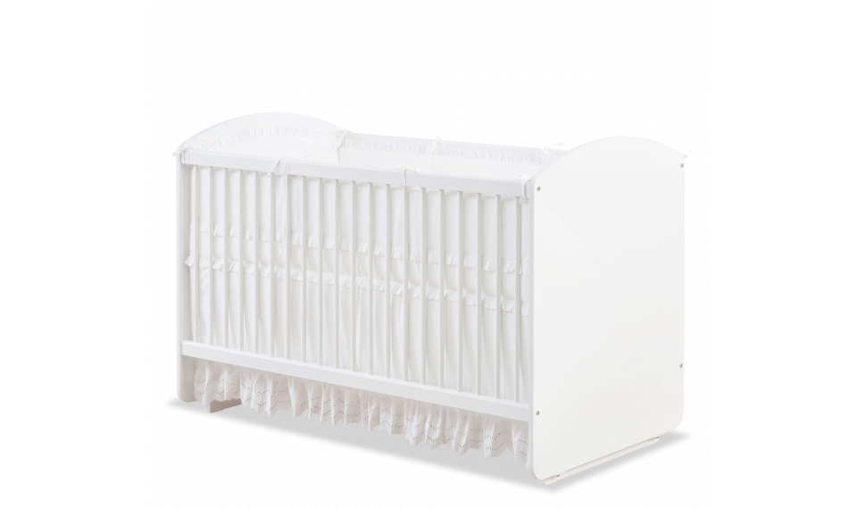 WHITE SWINGING BABY BED (70x130 cm) | Lastensängyt | ZIPhome.ee kuva 1