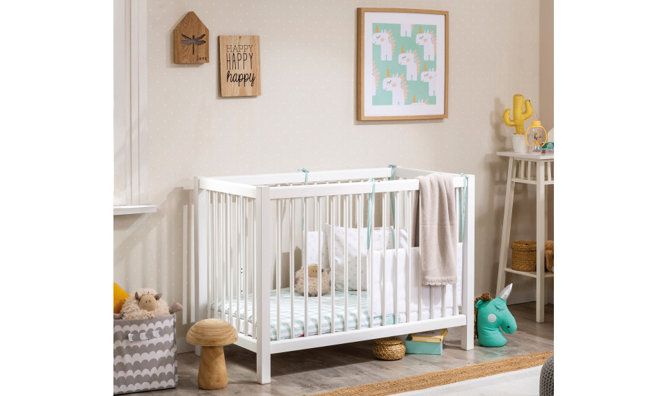 MINI BABY BED (50x100 cm) WHITE | Lastensängyt | ZIPhome.ee kuva 3