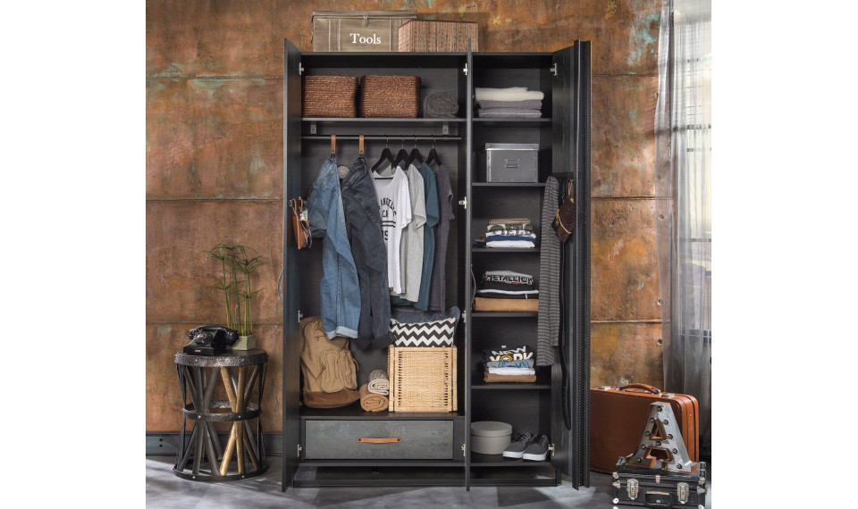 DARK METAL 3-дверный шкаф | Dark Metal | ZIPhome.ee изображение 2