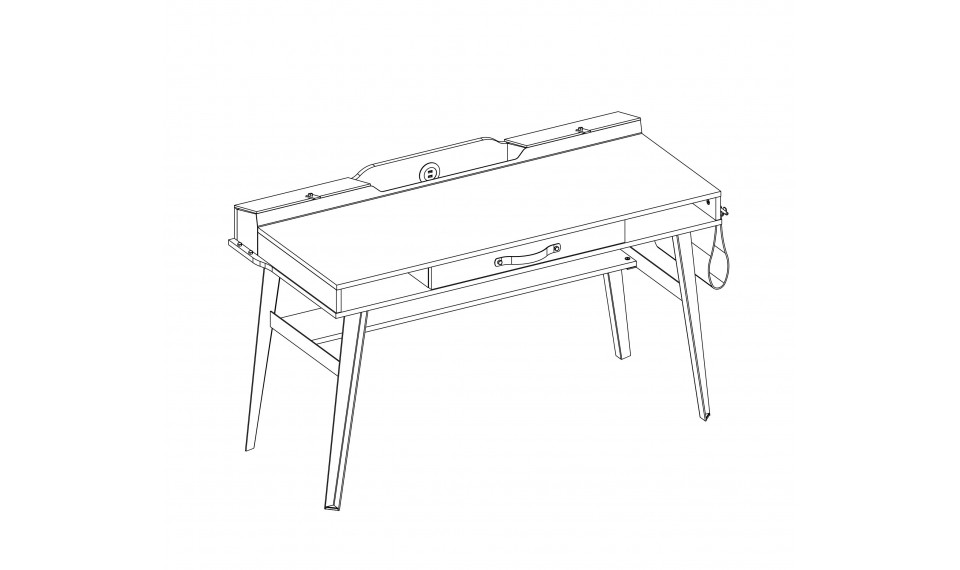 DARK METAL письменный стол | Детские столы | ZIPhome.ee изображение 6