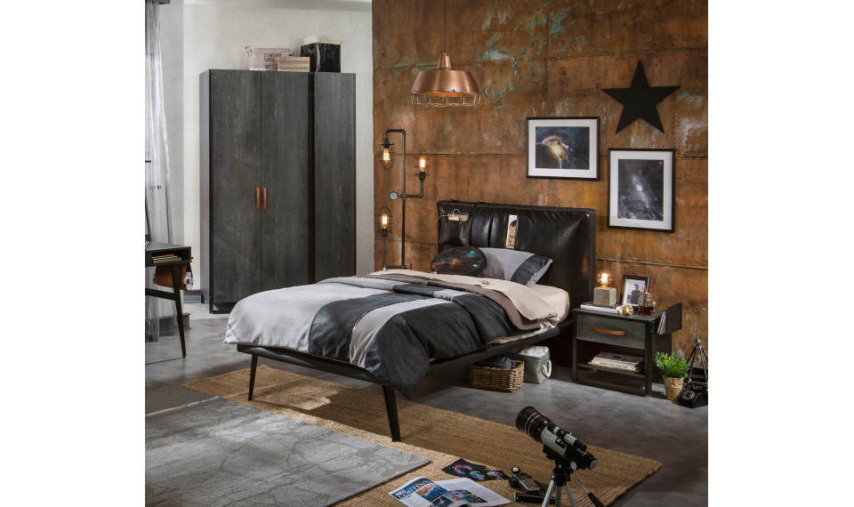 DARK METAL BED (120x200 cm) | Lasten sängyt | ZIPhome.ee kuva 2