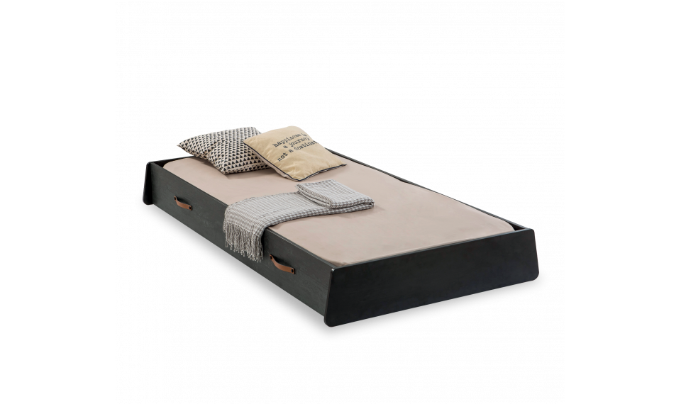 DARK METAL PULL-OUT BED (90x190 cm) | Lasten sängyt | ZIPhome.ee kuva 1