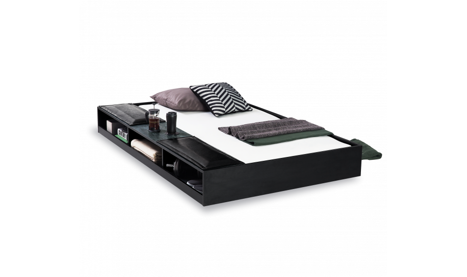 DARK METAL PULL-OUT BED (90X190cm) | Lasten sängyt | ZIPhome.ee kuva 1