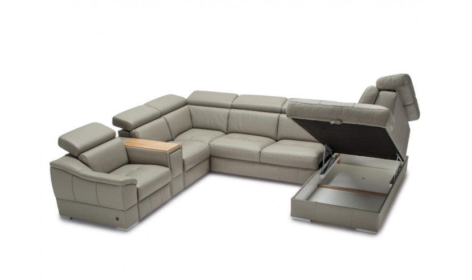 Urbano corner sofa 1RF-el.Cargo-el.1-el.E-el.2,5F-OTM/BK | Soft furniture | ZIPhome.ee image 3