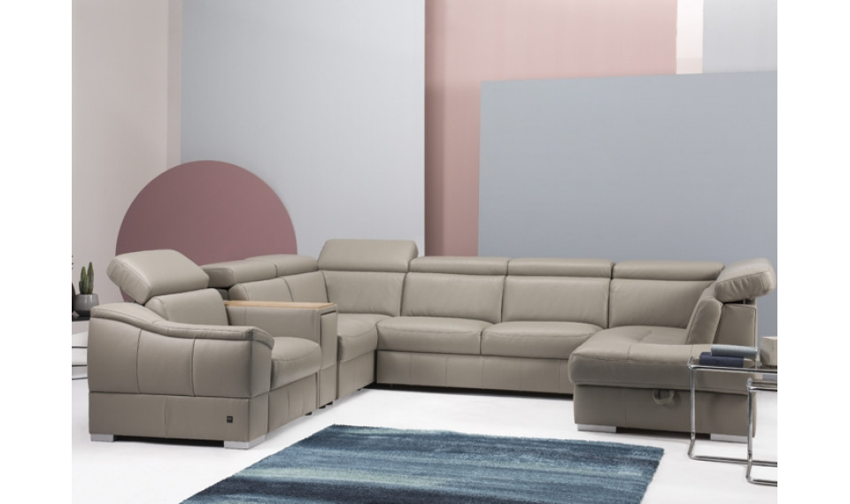 Urbano corner sofa 1RF-el.Cargo-el.1-el.E-el.2,5F-OTM/BK | Soft furniture | ZIPhome.ee image 1