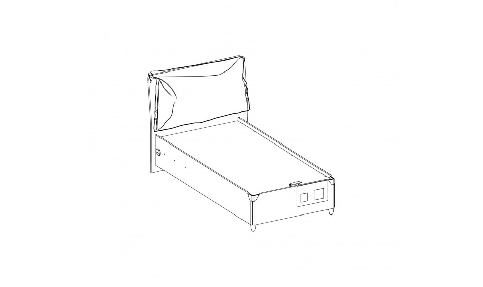 DUO voodi pesukastiga ja tõstemehhanismiga (100x200 cm) | Laste voodid | ZIPhome.ee pilt 3