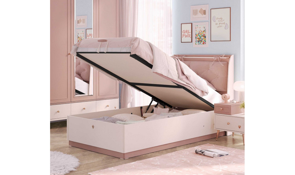 ELEGANCE voodi pesukastiga ja tõstemehhanismiga (120x200 cm) | Laste voodid | ZIPhome.ee kuva 6