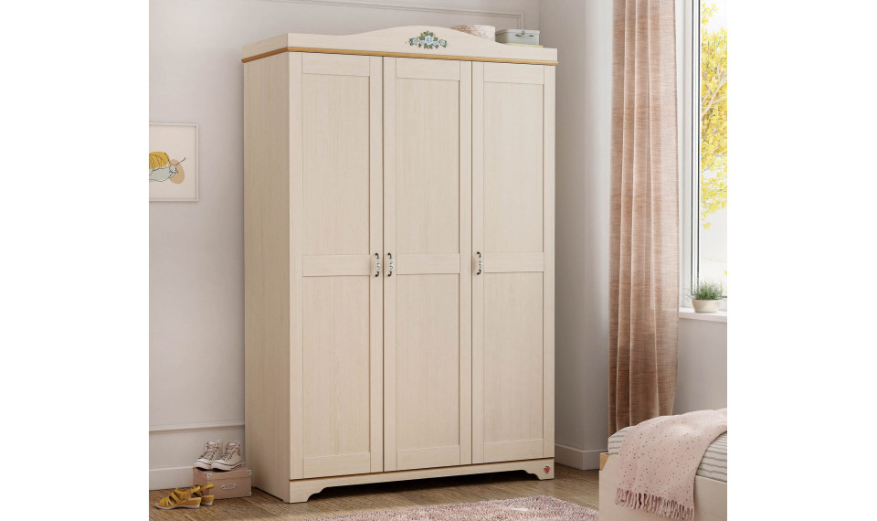 FLORA (NEW) 3 ustega riidekapp | Laste riidekapid | ZIPhome.ee pilt 2