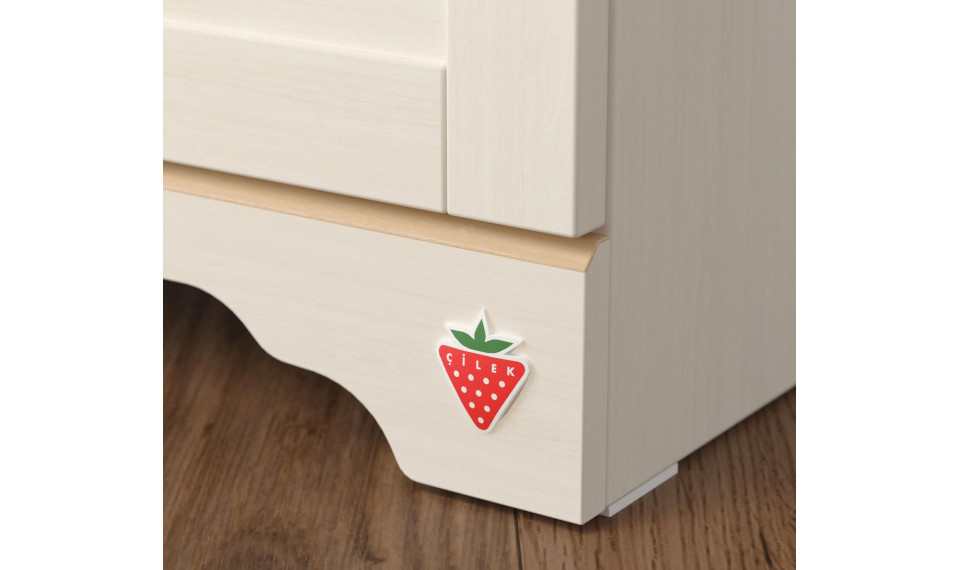 FLORA (NEW) 3 ustega riidekapp | Laste riidekapid | ZIPhome.ee pilt 4