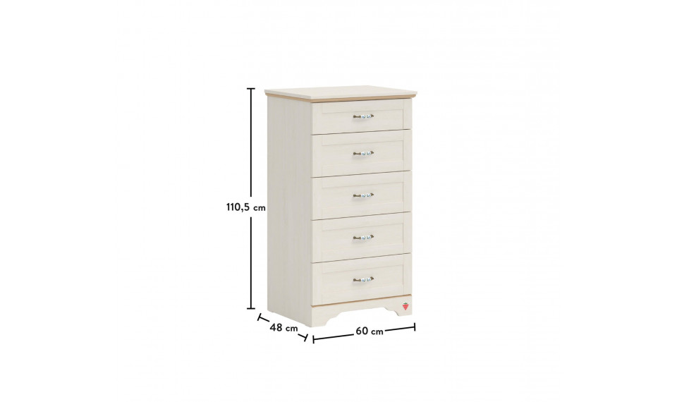 FLORA (NEW) HIGH DRESSER | 100% laatu FLORA (NEW) HIGH DRESSER | Lasten lipastot | ZIPhome.ee kuva 5