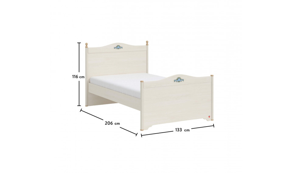 FLORA (NEW) voodi (120x200 cm) | Laste voodid | ZIPhome.ee pilt 5