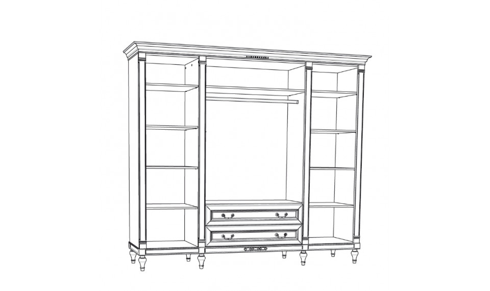 FLORENCIA FL-4D wardrobe | FLORENCIA | ZIPhome.ee kuva 2