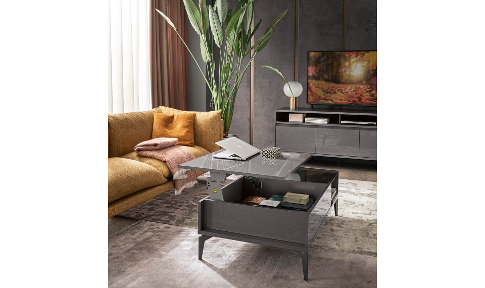 GRAPHITE 120x70 Height adjustable coffee table | Сoffee tables | ZIPhome.ee image 1
