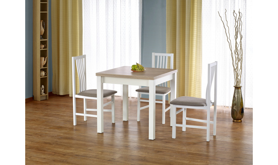 GRACJAN söögilaud, sonoma tamm/valge | Lauad | ZIPhome.ee kuva 1