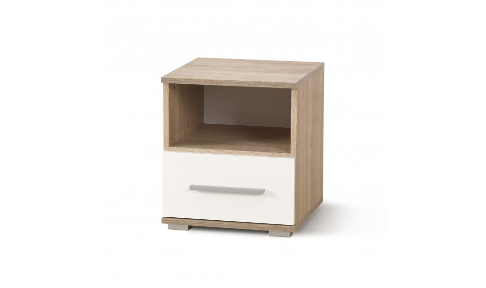 LIMA SN-1 прикроватная тумбочка, цвет дуб сонома/белый | Прикроватные тумбочки | ZIPhome.ee изображение 1