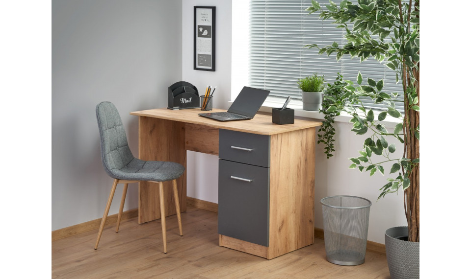 ELMO письменный стол, цвет дуб вотан/антрацит | Письменные столы | ZIPhome.ee изображение 1