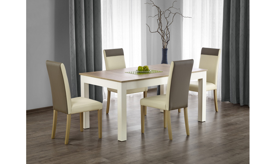 SEWERYN 160/300 cm extension table color: sonoma oak / white | Tables | ZIPhome.ee image 1