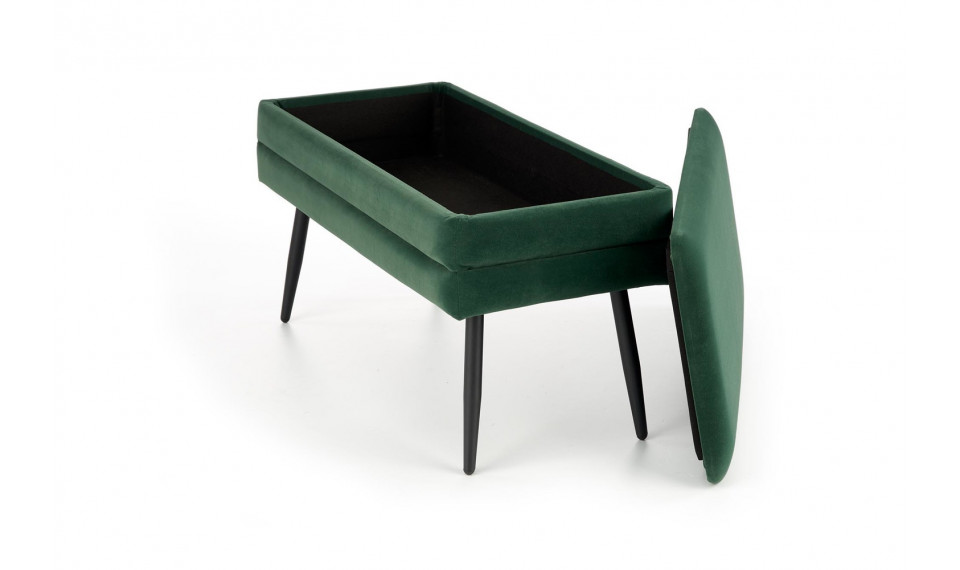 VELVA Пуфик, цвет зеленый/черный | Мягкая мебель | ZIPhome.ee изображение 5